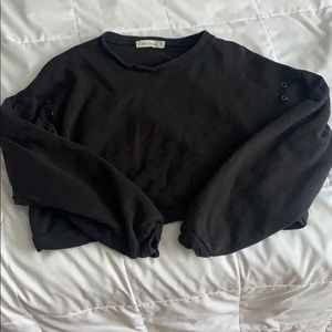 Cropped sweatshirt